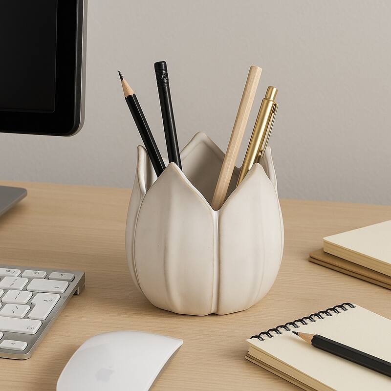 Ceramic Leaf Shaped Storage Bowl - 4"