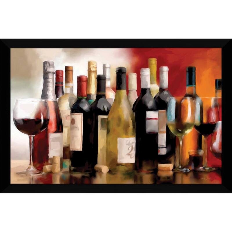 "A Taste of Wine" by Carol Robinson Print on Acrylic.