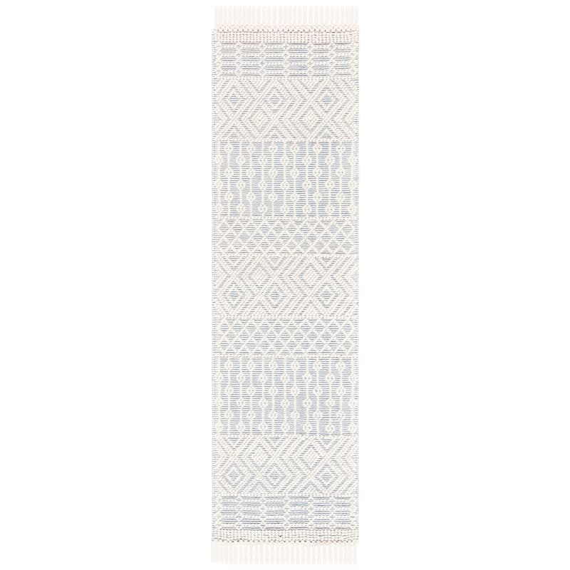 SAFAVIEH Handmade Natura Estel Wool Fringe Rug