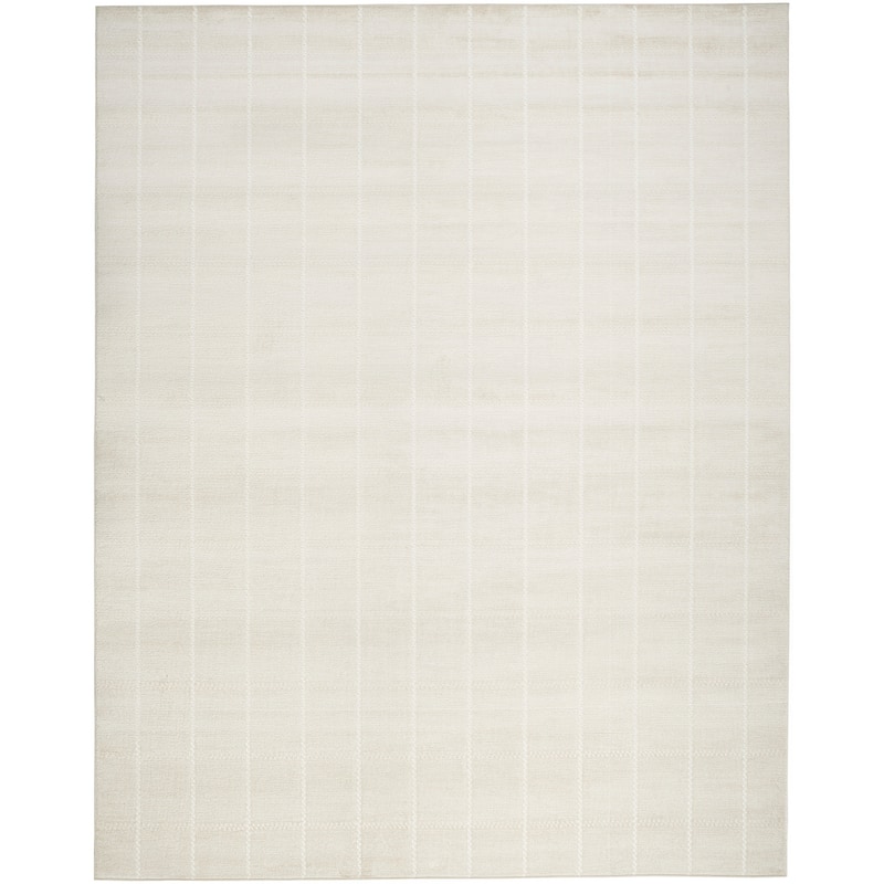 Nourison Serenity Home Indoor Geometric Area Rug - 10' x 14' - Ivory