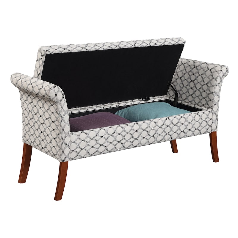 Convenience Concepts Designs4Comfort Garbo Entryway Storage Bench