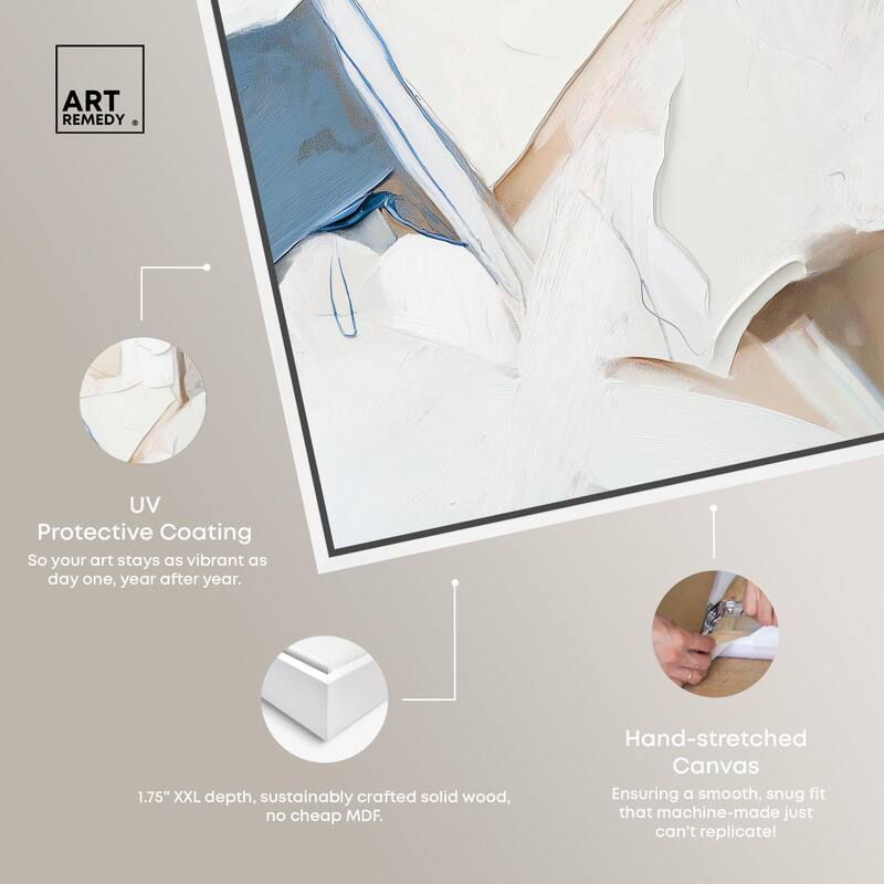 Bone and Beige I Canvas by Art Remedy
