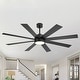 preview thumbnail 93 of 193, 42/48/52/56/60/65-IN LED Ceiling Fan with Light Kit and Remote(5/6/7/8-Blade)