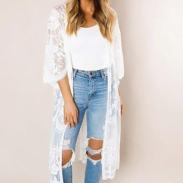 White cover up sweater clearance