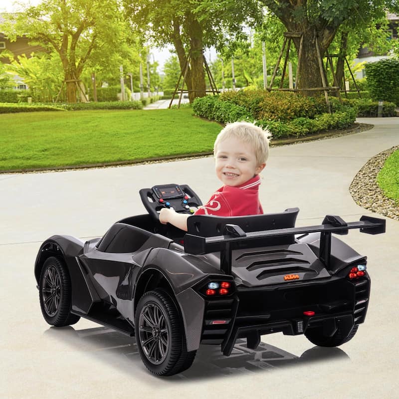 12V Ride On Car for Kids, Licensed KTM Electric Car for Kids
