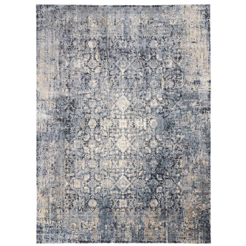 Moroccan Celebration Vintage Persian Area Rug - 5' 3" x 7' 3" - Slate - Rectangle
