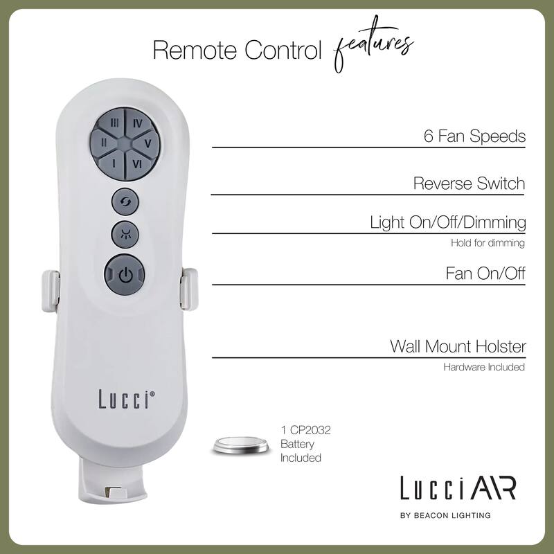 Lucci Air Peregrine 56" Light with Remote Ceiling Fan