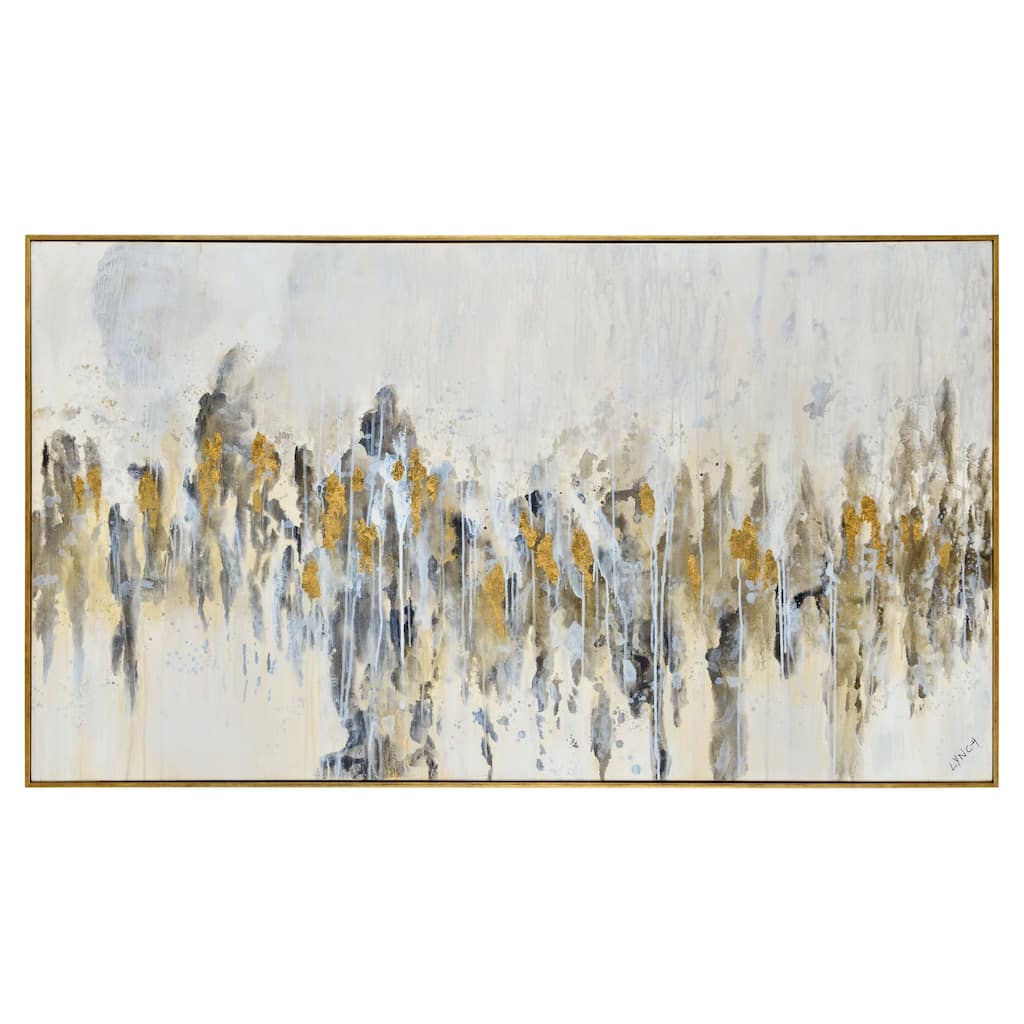 Renwil Kobi 40" Wide Canvas Art, Gold
