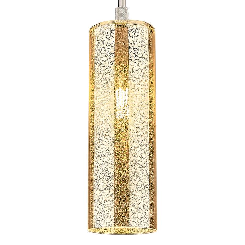 Innovations Lighting 434-1S-G434-12ME Crown Point 13" Tall Mini - Satin Nickel