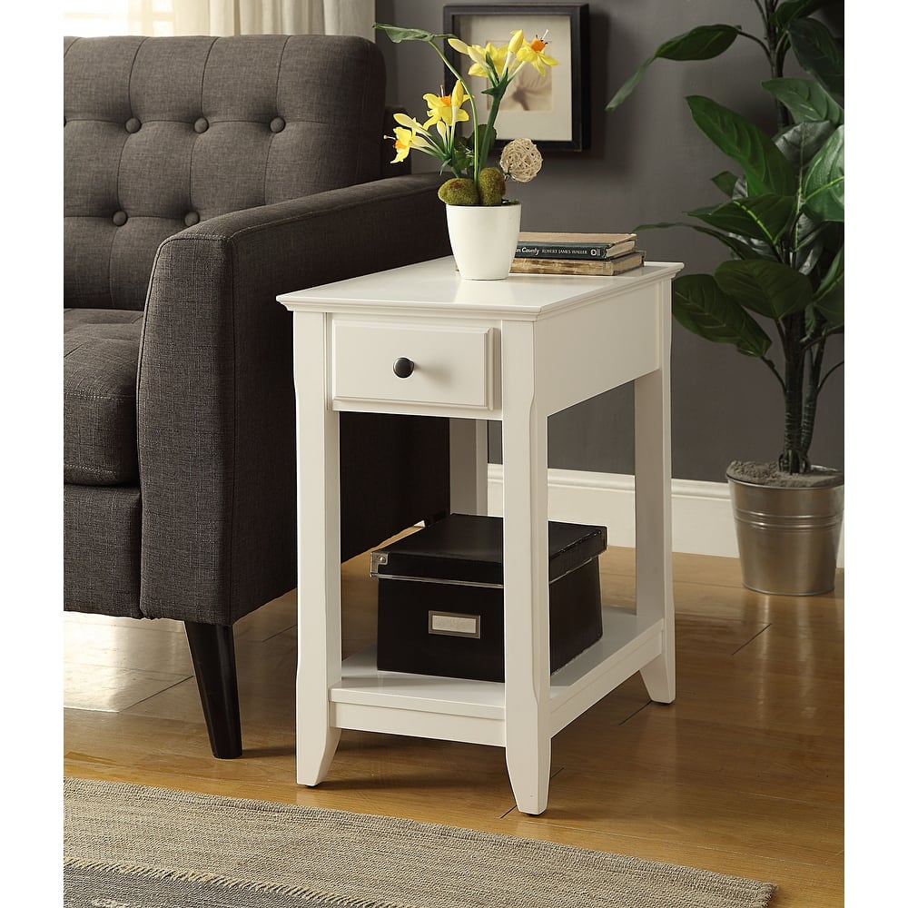 Symmons Accent Table with Bottom Shelf