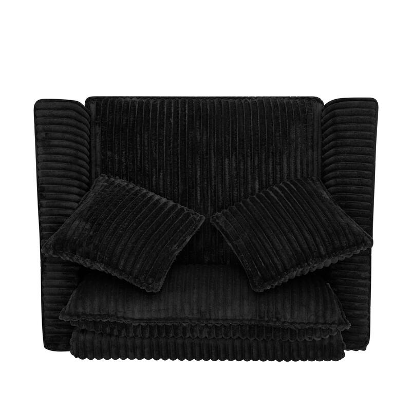 Lazy sofa chair, comfortable single-person sofa chair, with a backrest and soft seat cushion, having armrests on both sides