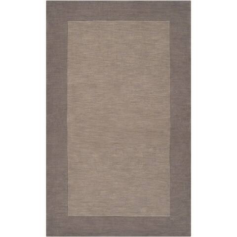 Harley Handmade Bordered Wool Area Rug