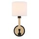 preview thumbnail 4 of 4, Uttermost Franconia 1 Light Wooden Sconce - 5.5"W x 6.875"D x 12"H