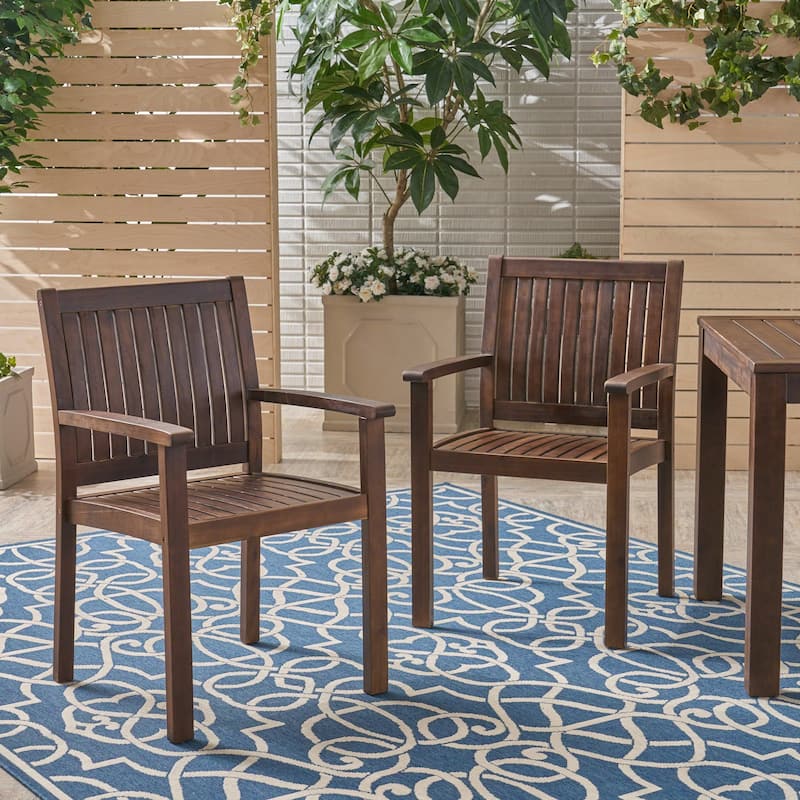 outdoor DINING CHAIR [SET OF 2 PCS]