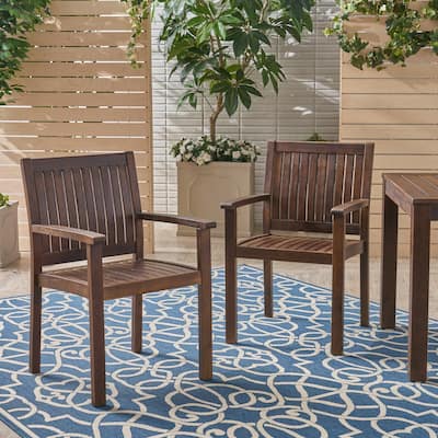 outdoor DINING CHAIR [SET OF 2 PCS]