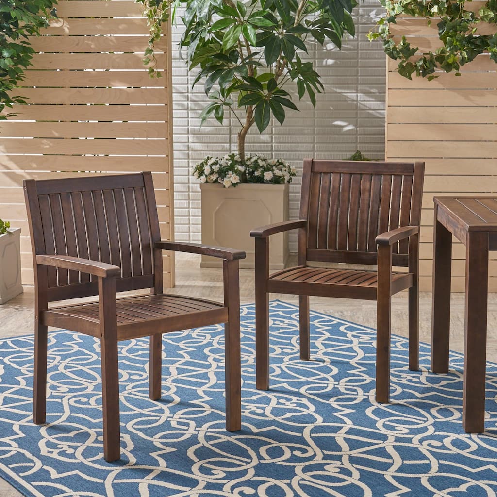 outdoor DINING CHAIR [SET OF 2 PCS]