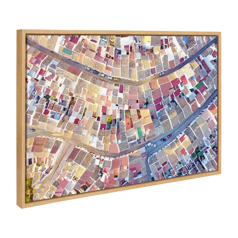 Kate and Laurel Sylvie Spain 4 Framed Canvas by Rachel Bolgov