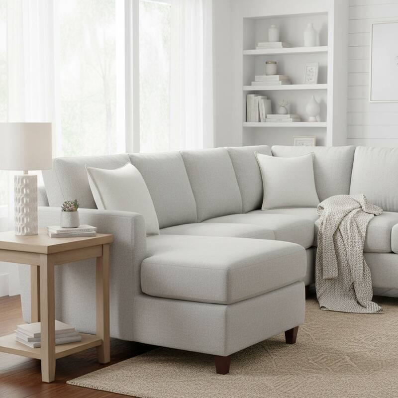 Textured Throw Pillow with Stitched Contrast Edge Set of 2