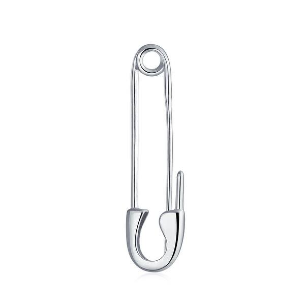 Shop 925 Sterling Silver Support For Refugee Unique Safety Pin Brooch Overstock 27184316