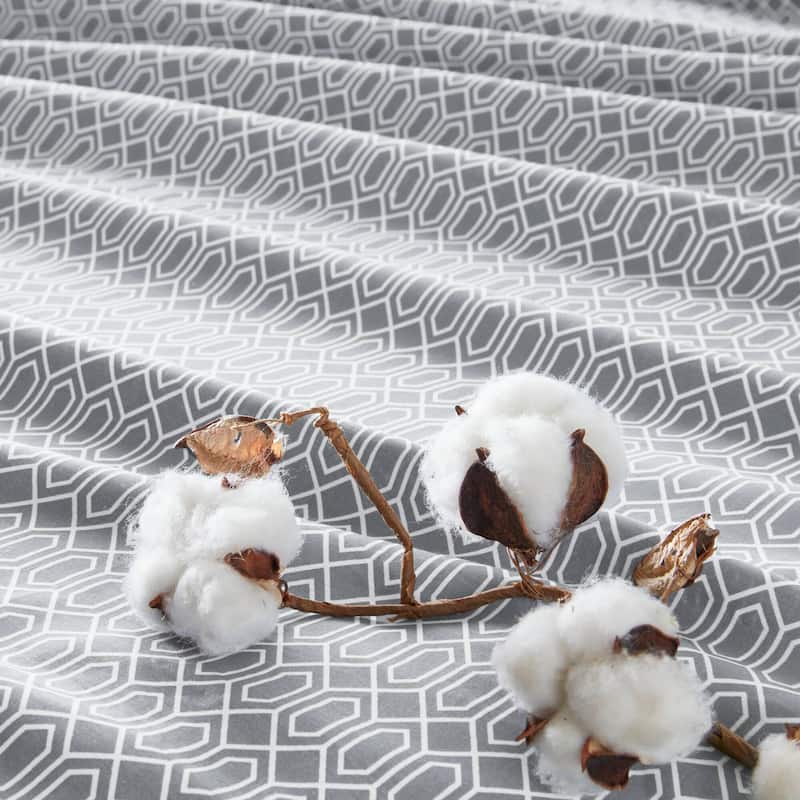 Chelsea Square 144 Thread Count Cotton Printed Cotton Sheets