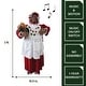 preview thumbnail 5 of 14, Fraser Hill Farm 3-Ft. Music and Motion African American Mrs. Claus with Apron - Animated Indoor Holiday Home Decor