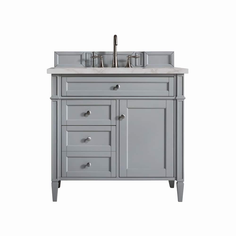 James Martin Vanities 650-V36-3VSL Brittany 36" Single Basin Poplar