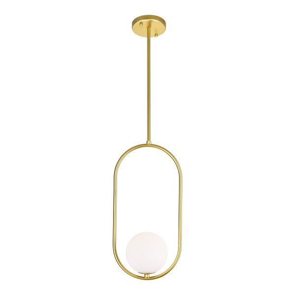 1 Light Mini Pendant with Medallion Gold Finish - 8-inch. Opens flyout.