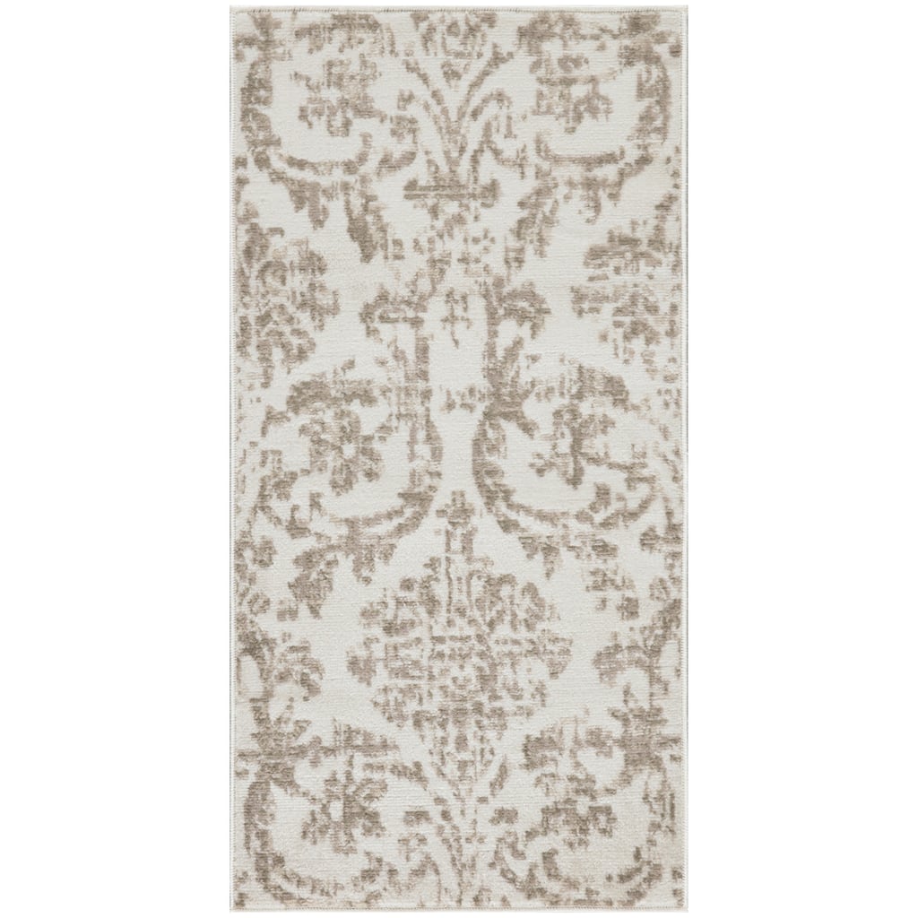 Boviz Power Loomed Distressed Stain Resistant Area Rug By HomeRoots - 48' X '24' X '0.5