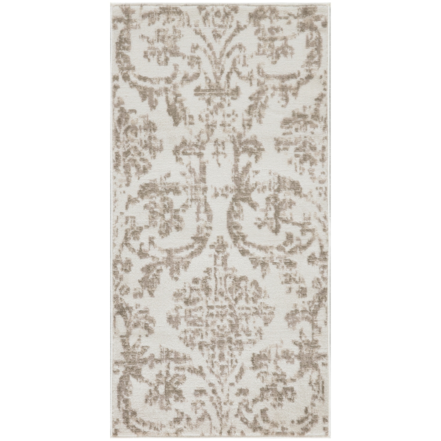 Boviz Power Loomed Distressed Stain Resistant Area Rug By HomeRoots - 48' X '24' X '0.5