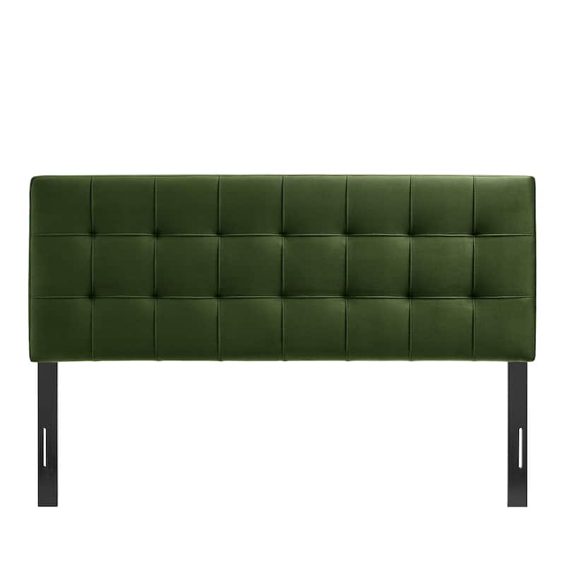 Lily Biscuit Tufted Performance Velvet Headboard