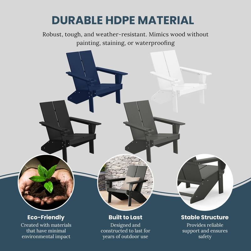 Coastin Modern Poly Adirondack Chair