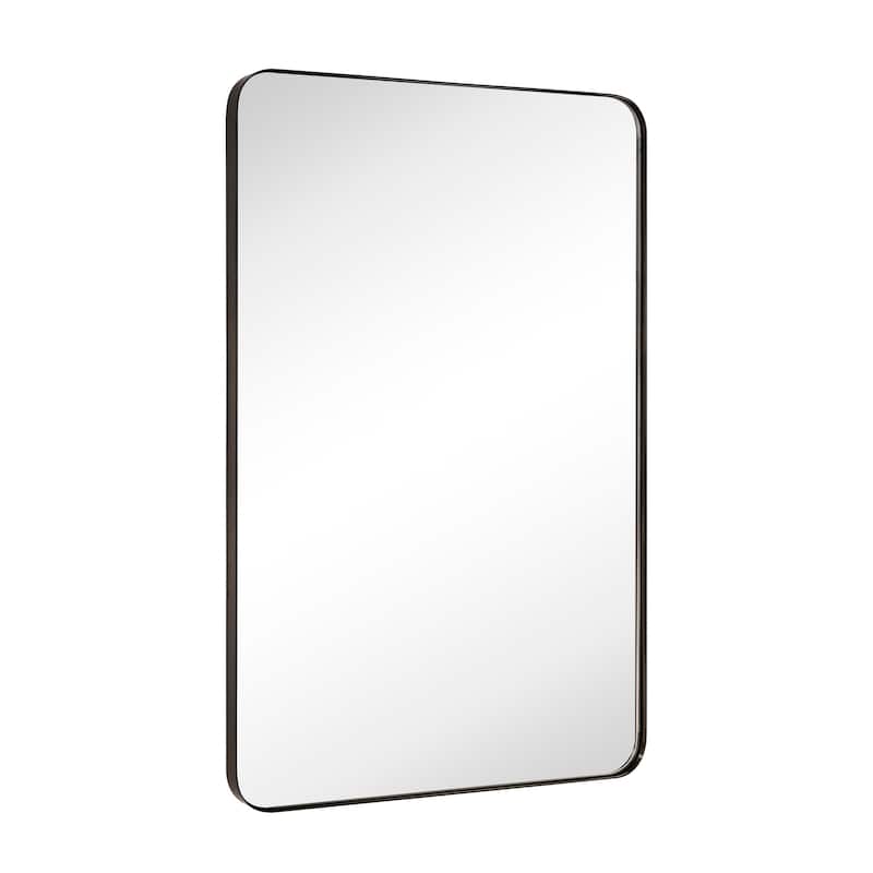 TEHOME Kengston Modern & Contemporary Rectangular Bathroom Vanity Mirror - 20'' x 30'' - Rubbed Bronze