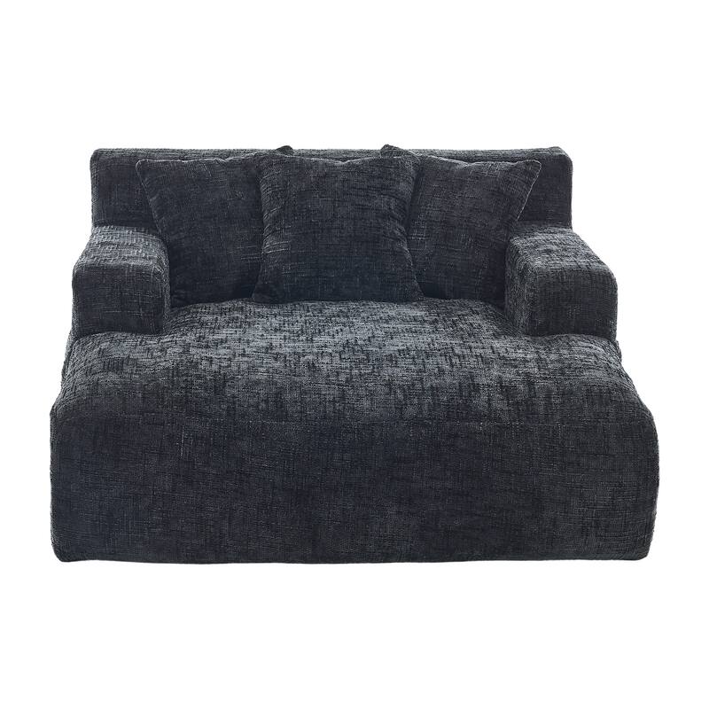 Futon Sofa Bed,3-in-1 Multi-Functional Corduroy Sleeper Couch Pull-Out Bed,Adjustable Backrest and Pillows,Convertible Sofa Bed