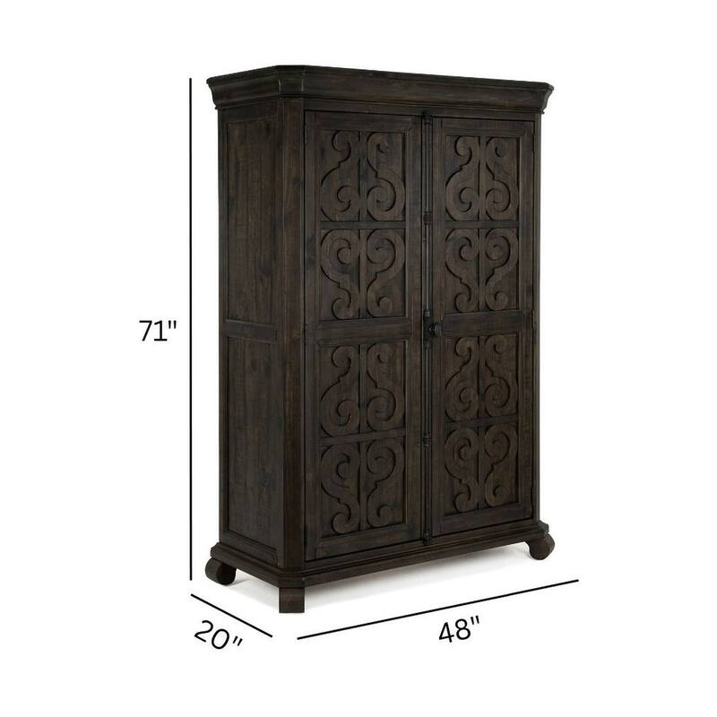 Magnussen Home Bellamy Peppercorn Door Chest