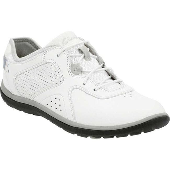 Aria Lace Up Shoe White Leather 