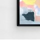 preview thumbnail 4 of 11, Oliver Gal 'Lost & Found' Yellow Abstract Framed Wall Art Print