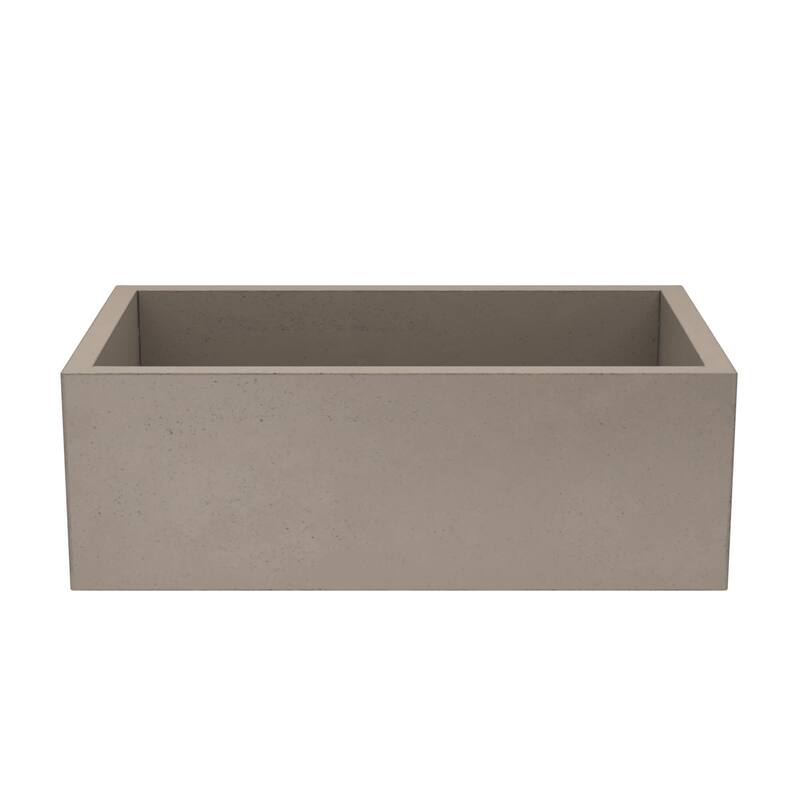 Native Trails NSK3018 NativeStone 30" Farmhouse Single Basin Concrete