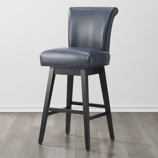 Noah Upholstered 26 inch Counter Height Swivel Barstool Set of 2 On Sale Bed Bath Beyond 37997189