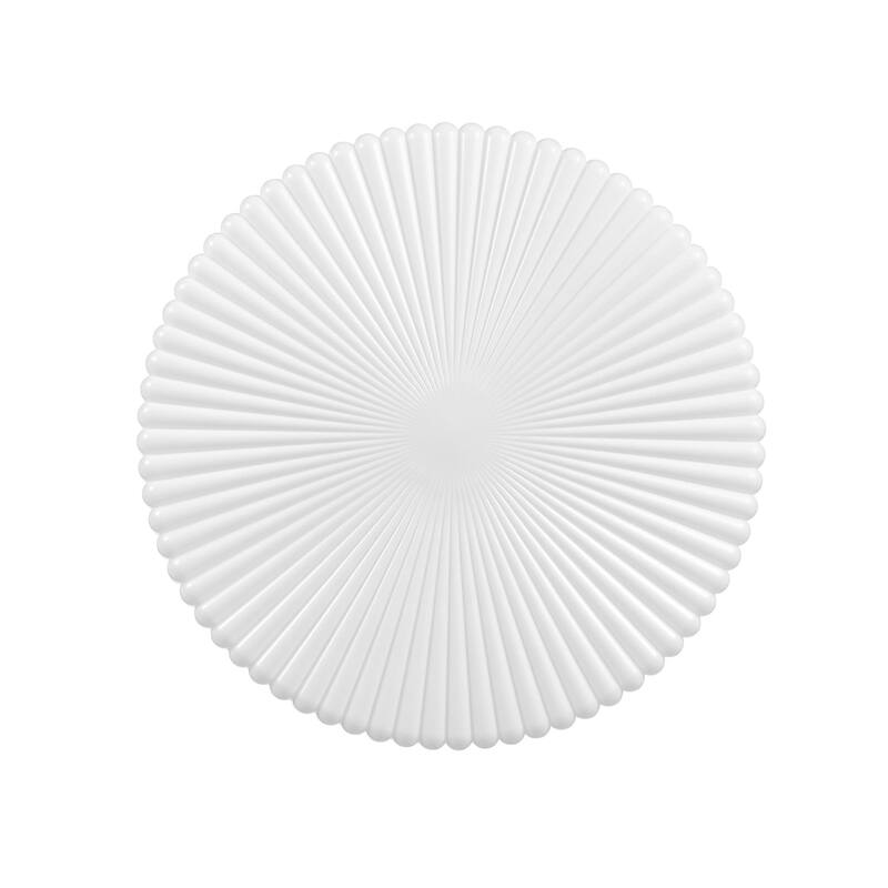 Globe Electric 91009614 15" Wide LED Flush Mount Drum Ceiling Fixture
