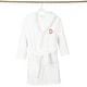 preview thumbnail 41 of 78, Sweet Kids 100% Polyester SUPER PLUSH Double Brushed Hooded Bathrobe with Pink Bookman Monogram