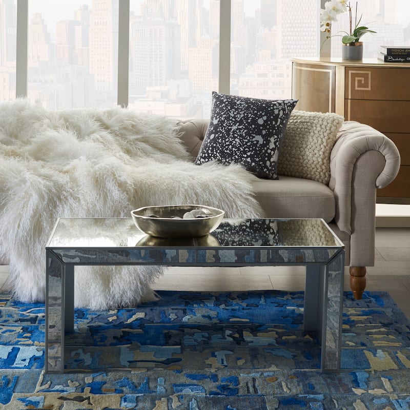 Mina Victory Luminescence Metallic Throw Pillow