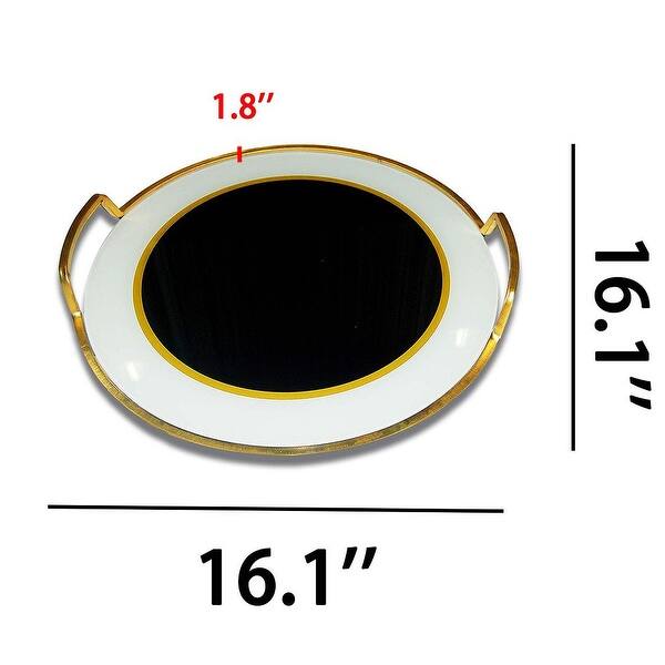 Wall Mirror Gold Metal Frame Wall Mounted Vanity Mirror Bed Bath