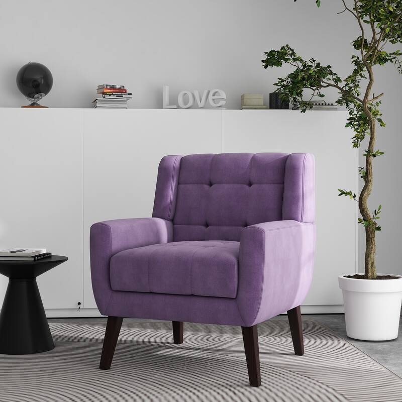 Tufted Arm Chair Upholstered Lounge Chair