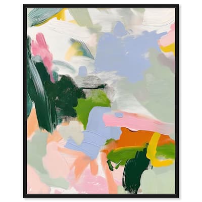 Color Palette Poetry Canvas by Art Remedy