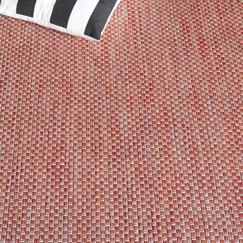 SAFAVIEH Courtyard Begajeta Indoor/Outdoor Waterproof Patio Backyard Rug.