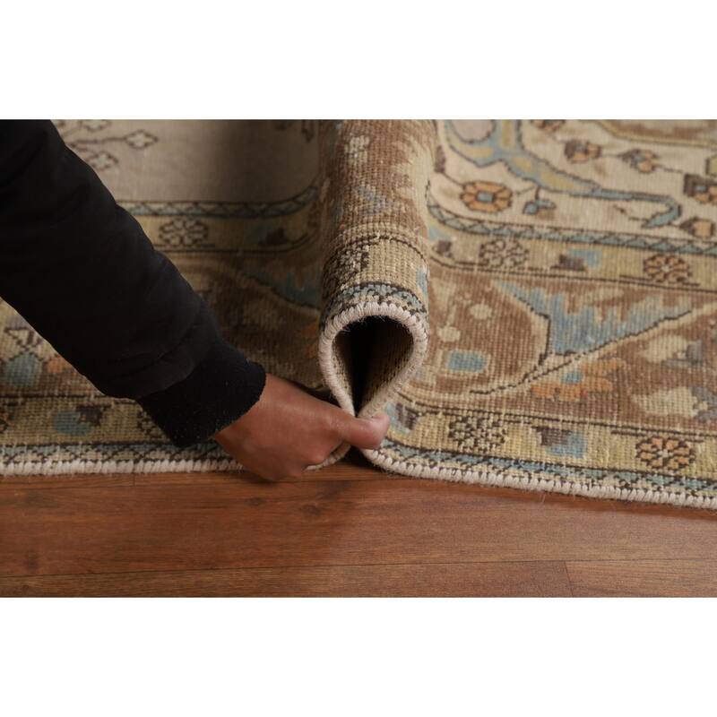 Tabriz Persian Area Rug Hand-Knotted Bedroom Wool Carpet - 6'6"x 9'5"