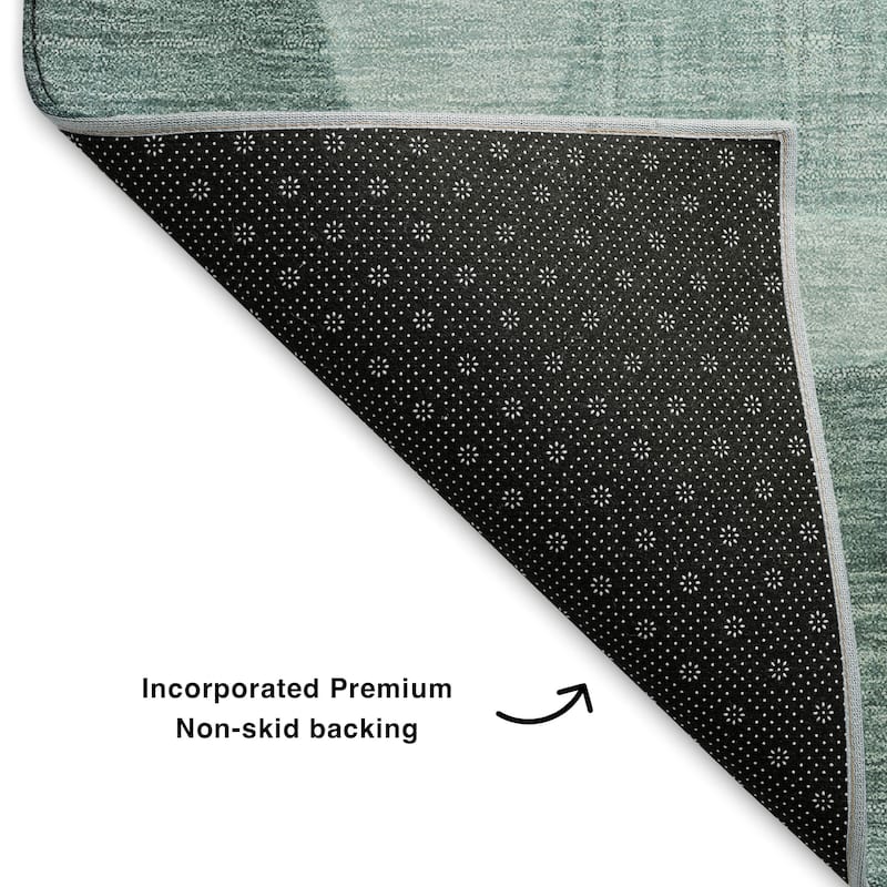 Premium Washable Super Soft Contemporary Bubbles Mayfield Rug