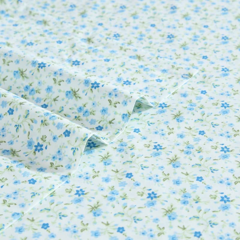 Laura Ashley Printed Cotton Percale Sheet Set