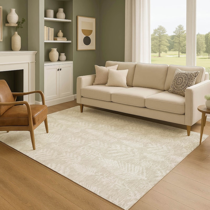 Premium Washable Super Soft Pinecone Mayfield Rug - Beige - 3' x 5'