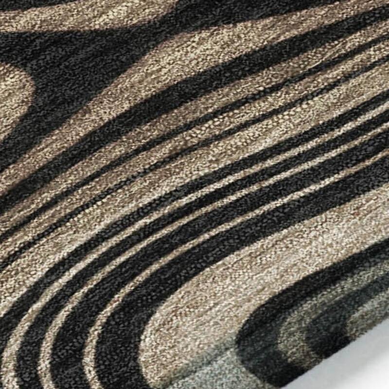 HomeRoots Geometric Transitional Rectangle Outdoor Rug